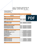 Lista de Precios Distribuidora BM 2016 01.03.21.1