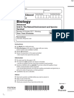 October 2017 (IAL) QP - Unit 4 Edexcel Biology A-Level