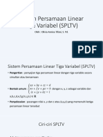 M6-Sistem Persamaan Linear Tiga Variabel (SPLTV)