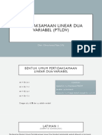 M9 - Pertidaksamaan Linear Dua Variabel