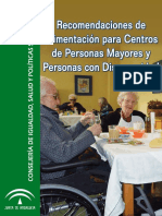 Alimentación Para Centros de Personas Mayores y Personas Con Discapacidad