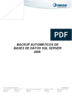 Configuración de BACKUP automáticos SQL Server 2008