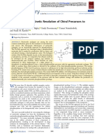 Resolución Cinética Enzima-Catalisada de Los Precursores Quirales para Promedicinas Antivirales