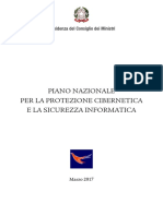 Piano Nazionale Per La Protezione Cibernetica e La Sicurezza Informatica