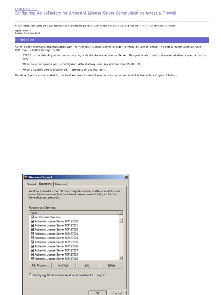 Configuring Activefactory For Archestra License Server Communication ...