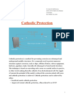 Chemistry Report On Cathodic Protection