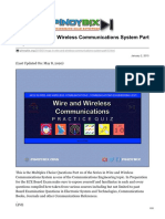 MCQ in Wire and Wireless Communications System Part 10 ECE Board