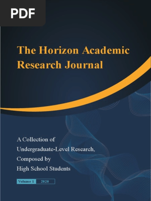 Horizon Academic Research Journal Vol. 1 First Edition - Single Spread