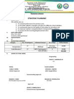 Strategic Planning: Training Design