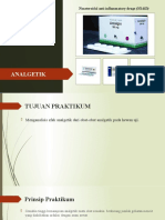 Praktikum Farmakologi 2 - Analgetik