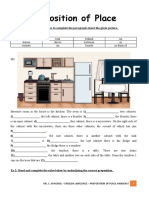 Ms. C. Spagnol - English Language - Preposition of Place Handout