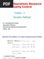 SIMPLEX METHOD