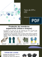 Tipos de EPI e EPC