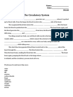 The Circulatory System: Name: - Date: - Zigar