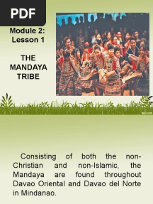 Module 2 Lesson 1 - The Mandaya Tribe-1