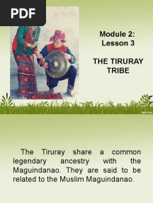 Module 2 Lesson 3 - The Tiruray Tribe-1