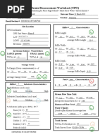 Julie Bui - California Bioassessment Worksheet CBW