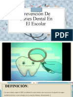 Prevención de Caries Dental en El Escolar