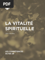 La Vitalité Spirituelle