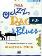 Book Christmas Jazz Rags Blues Martha Mier