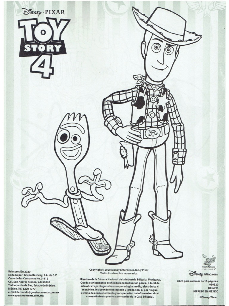 Toy Story - Coloring Book | PDF