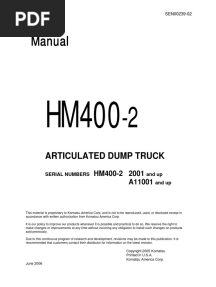 HM 400 2 Shop Manual