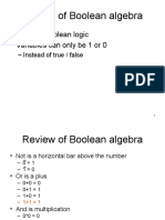Boolean algebra basics