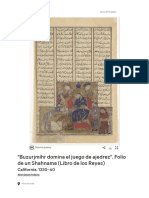 Abu'l Qasim Firdausi _ _Buzurjmihr Masters the Game of Chess_, Folio from a Shahnama (Book of Kings) _ The Metropolitan Museum of Art