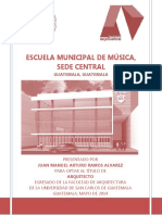 Escuela Municipal de Música, Sede Central: Guatemala, Guatemala