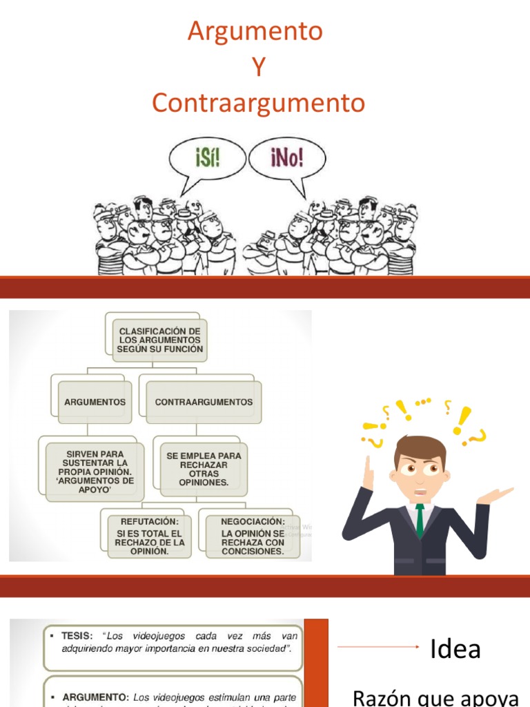 Argumentos y Contraargumentos Ejemplificados | PDF