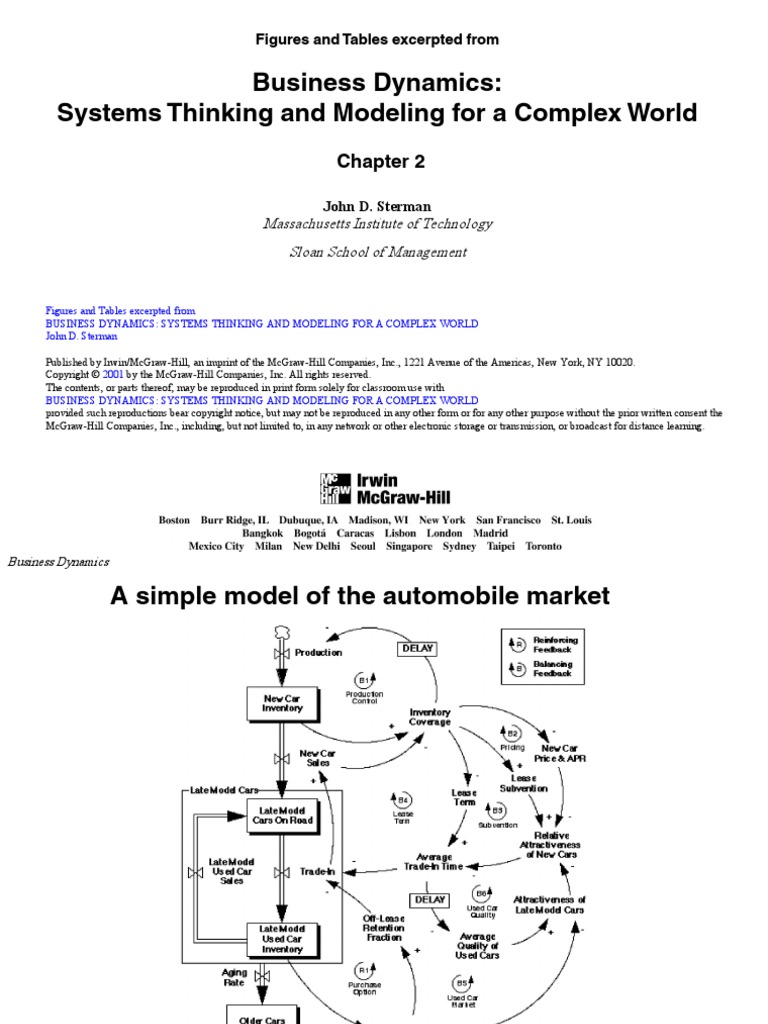 Business Dynamics: Systems Thinking and Modeling For A