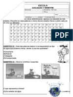 4 Ano AVALIAÇÃO CIENCIAS