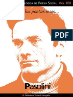 Cuaderno de Poesia Critica No 108 Pier Paolo Pasolini