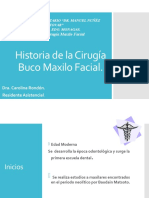 Historia de la Cirugía Buco Maxilo Facial