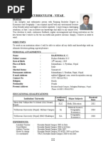 Download Biodata Rajendra by Rajendra KC SN50260734 doc pdf