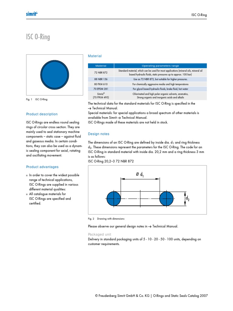 Catalogo - Freudenberg - Simrit Aneis-Orings | PDF | Physical Sciences ...
