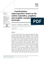 High-Performance Supercapacitors Based On The Carbon Nanotubes, Graphene and Graphite Nanoparticles Electrodes