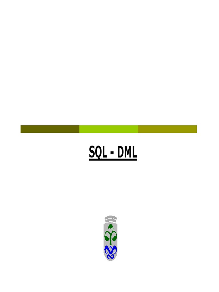 Introducción a SQL y DML en Bases de Datos | PDF | SQL | Bases de datos