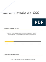 Breve Historia de CSS
