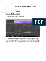 Cara Buat Motio Graphic Adobe After Effect