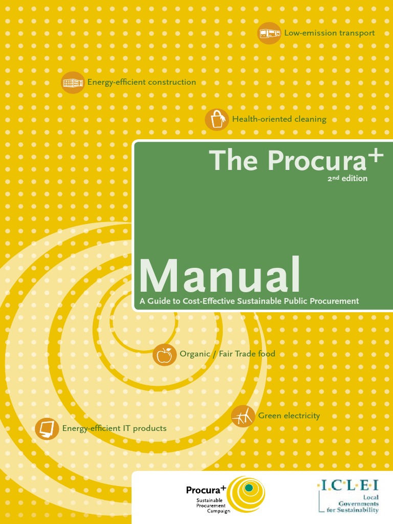 The Procura+: Manual | PDF | Procurement | Sustainability
