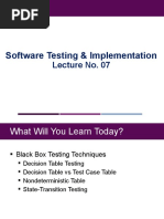 Tesitng Lecture 07 - Black Box Testing (Autosaved)