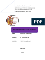 Informe Psicopedagogico de D.S.C