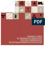 Manual Para Manejo de Residuos en Hospitales