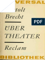 Über Theater by Bertolt Brecht