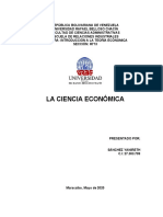 La Ciencia Economica