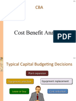 Cost Benefit Analysis