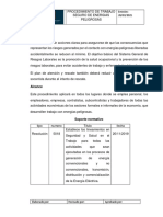 Procedimiento de Trabajo Seguro de Energias Peligrosas