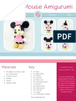 Minnie Mouse Amigurumi: Materials Key