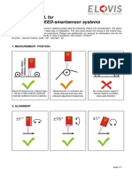 Quick Install For SPEED & SPEED-smartsensor Systems: 1. Measurement Position